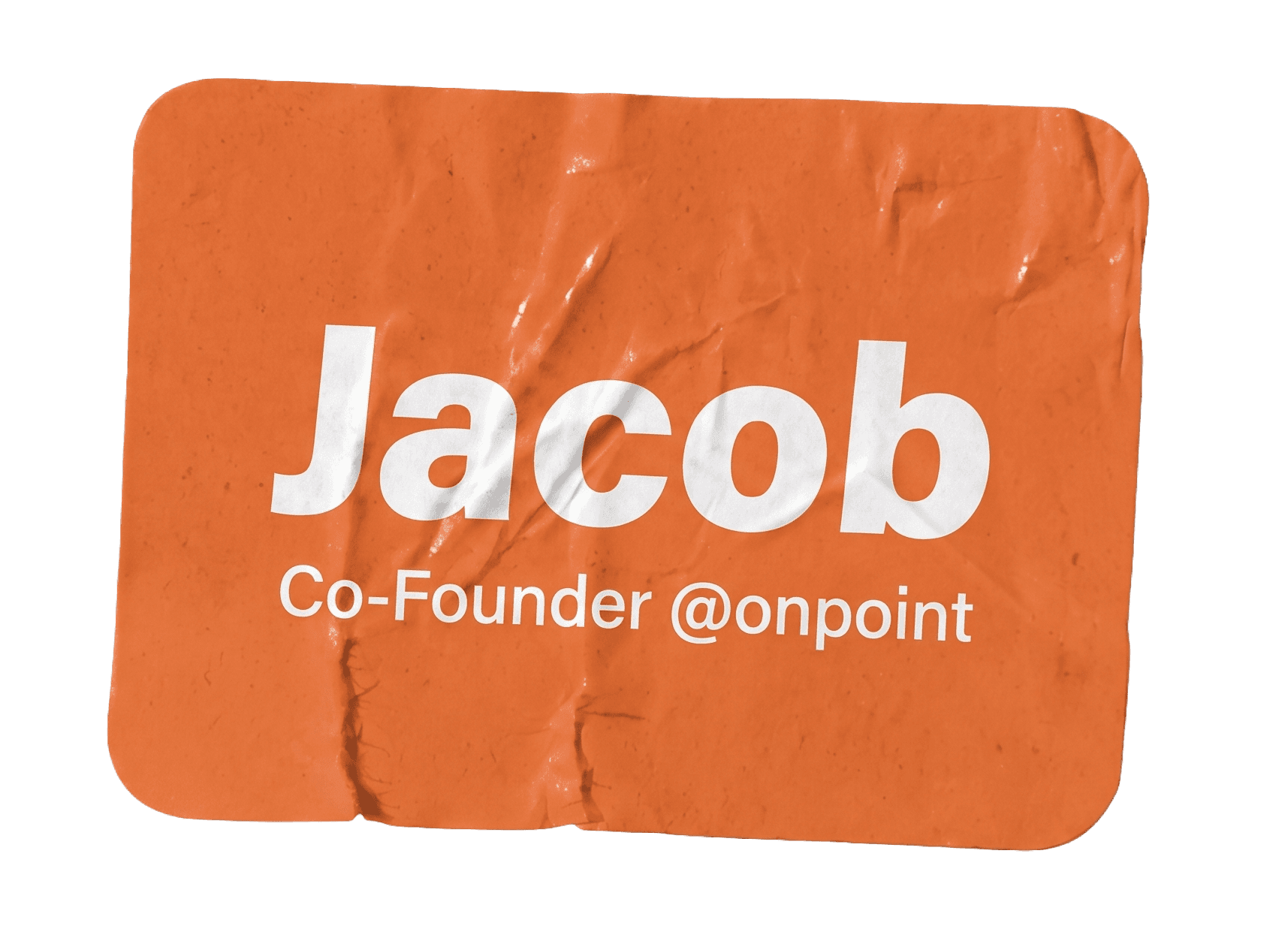 Jacob – Co-Founder @onpoint